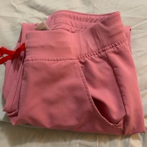Figs Chalk Pink Women’s Small Petite Zamora Jogger Scrub Pants